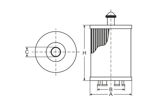 SH 4070 L Oil filter