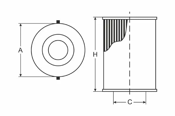SH 4035 P Oil filter