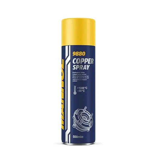 MANNOL 9880 Copper Spray 500ml - High-Performance Anti-Seize Solution | Imported from Germany