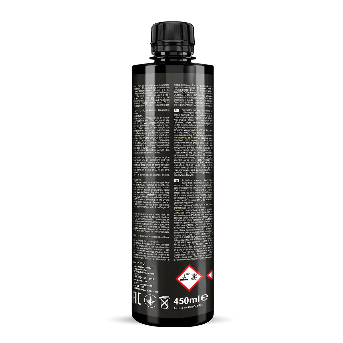 MANNOL 9939 Burning Booster Ester 450ML for Petrol Engines| Imported from Germany