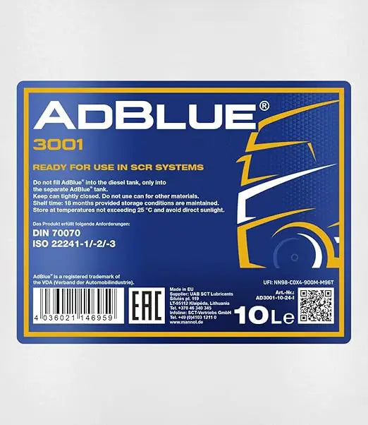 MANNOL 3001 Adblue 3001 DEF Oil| Imported from Germany