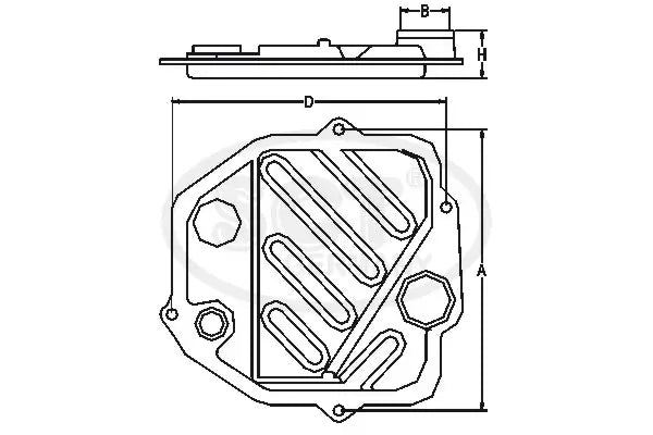 SG 1723 automatic transmission filter| Imported from Germany