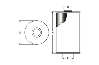 SCT Germany SH 4031 P Oil Filter| Imported from Germany