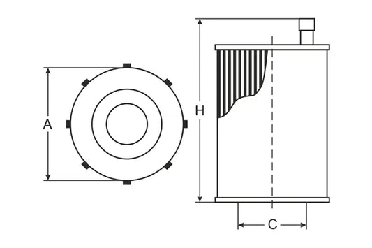 SH 4076 P
Oil filter| Imported from Germany