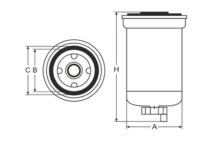 ST 6030 Fuel filter