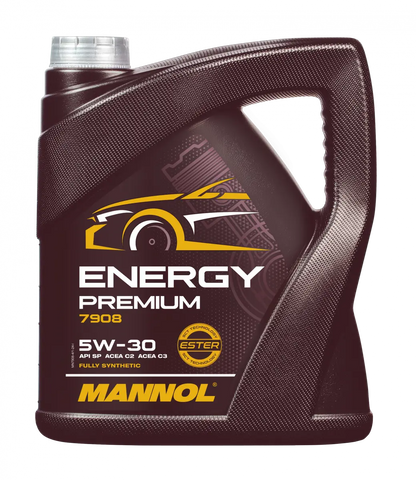 MANNOL 7908 Energy Premium 5W-30 Ester Synthetic Car Engine Oil | Imported from Germany