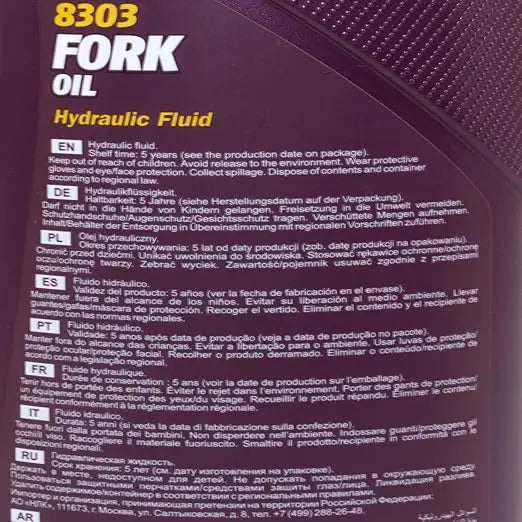 MANNOL 8303 Fork Oil Universal Synthetic| Imported from Germany