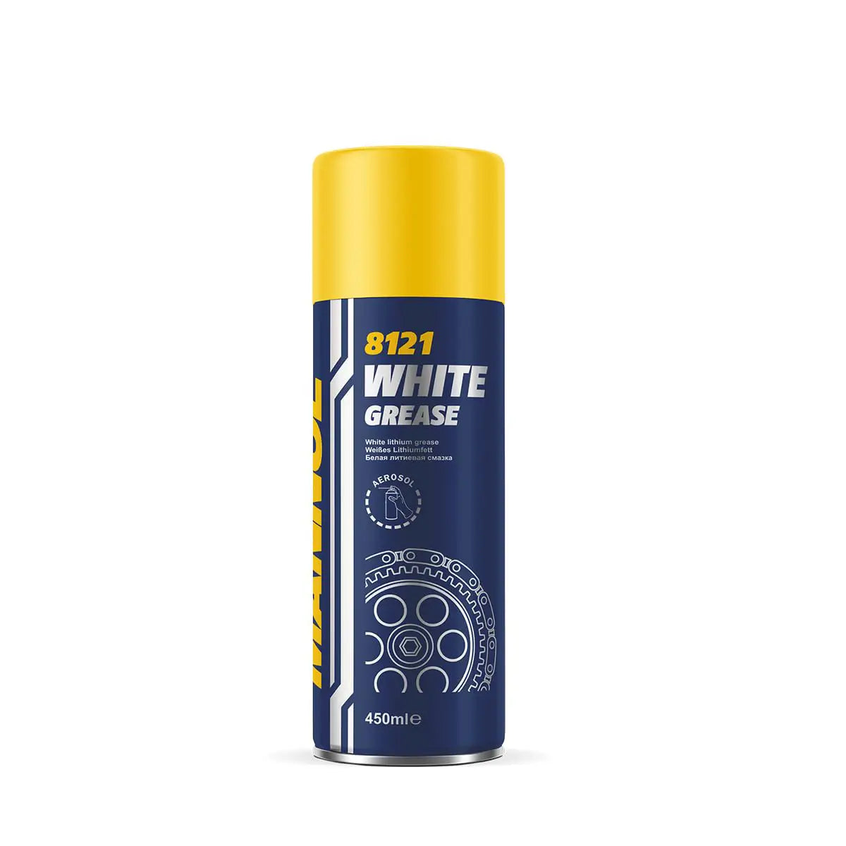 MANNOL 8121 White Grease Spray| Imported from Germany
