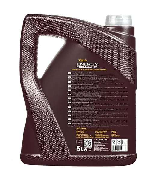 Mannol 7914 Energy Formula JP 5W-30 Fully Synthetic Engine Oil| Imported from Germany