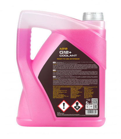 MANNOL G12 Ready to Use Coolant Antifreeze 4212 for Optimal Engine Protection - Kyte Car Parts