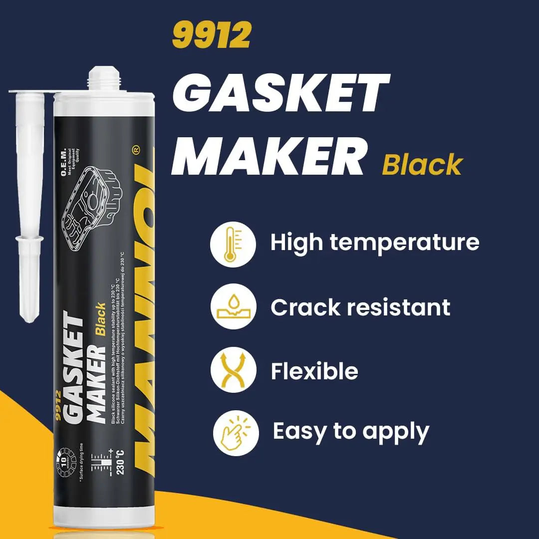 MANNOL Gasket Maker Black 9912 310 ml for Superior Sealing Solutions