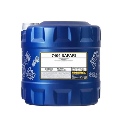 MANNOL 7404 Safari Engine Oil 20W-50 API SN/CH-4 for Petrol and Diesel Engines - Kyte Car Parts