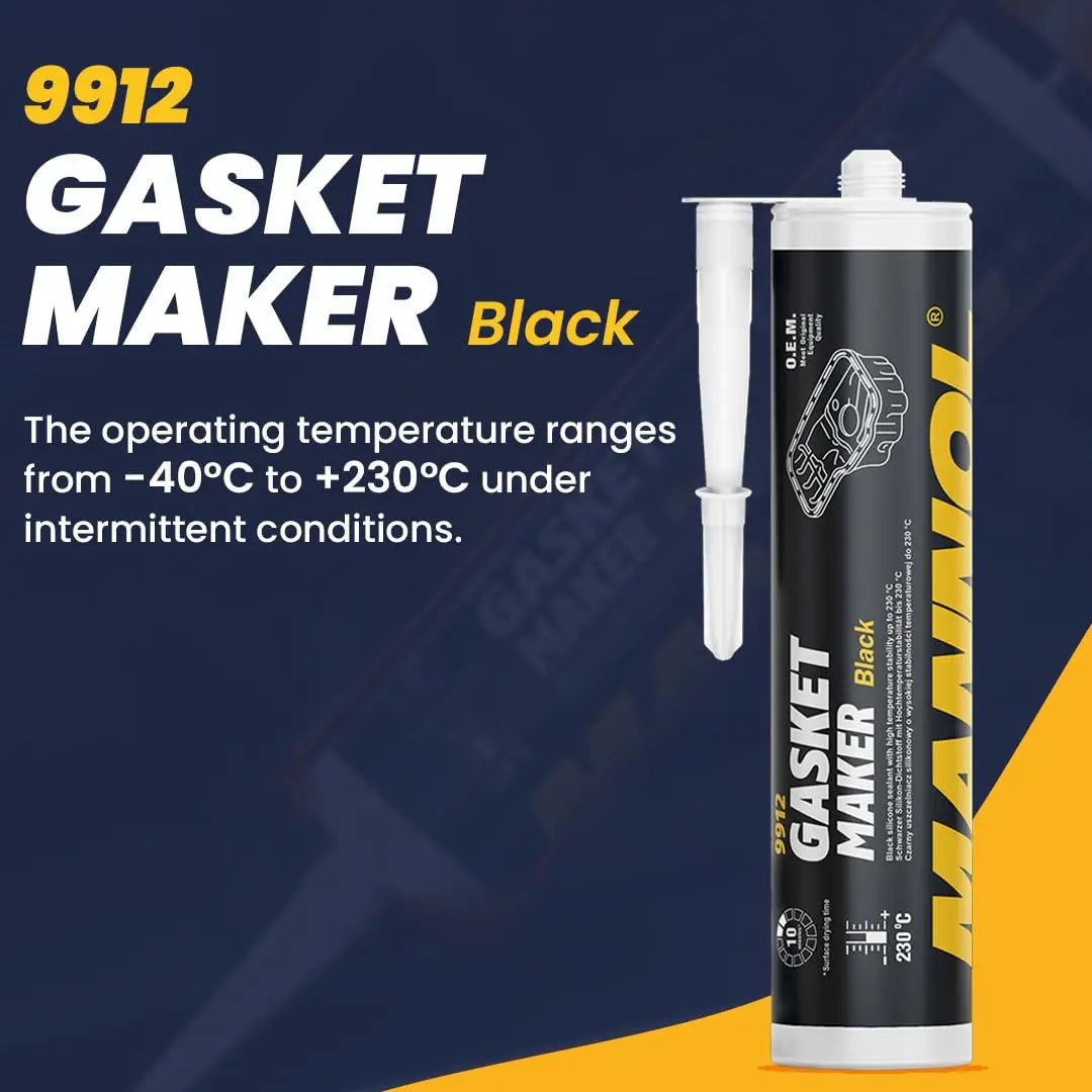 MANNOL Gasket Maker Black 9912 310 ml for Superior Sealing Solutions