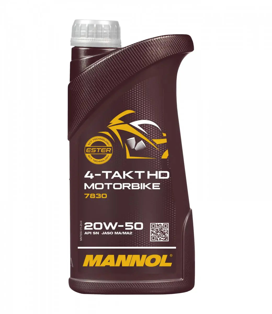 MANNOL 7830 4-Takt Motorbike 20W-50 Engine oil for bikes | Imported from Germany