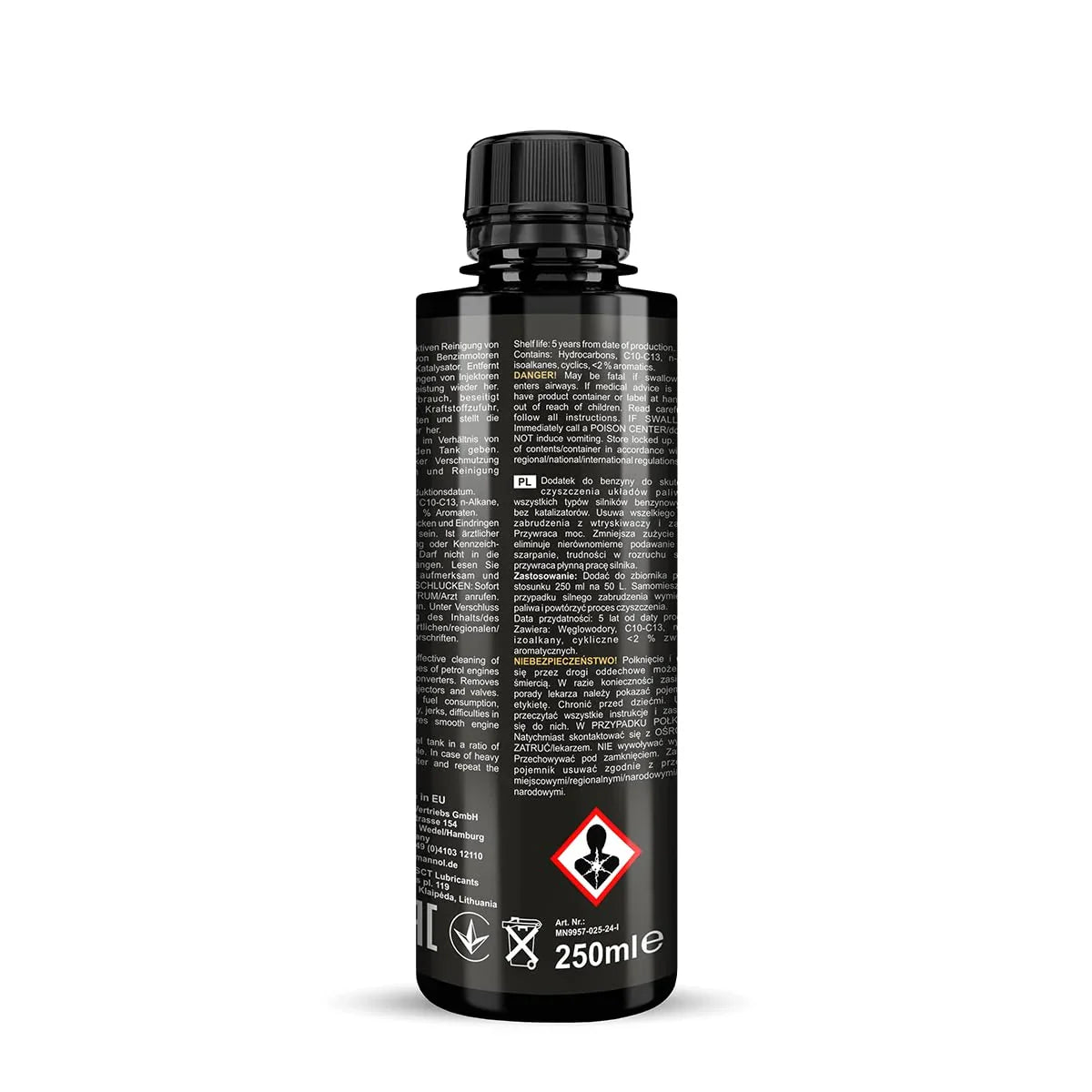 MANNOL 9957 Injector Cleaner - 250ML Fuel Injection System Cleaner for Petrol Engines
