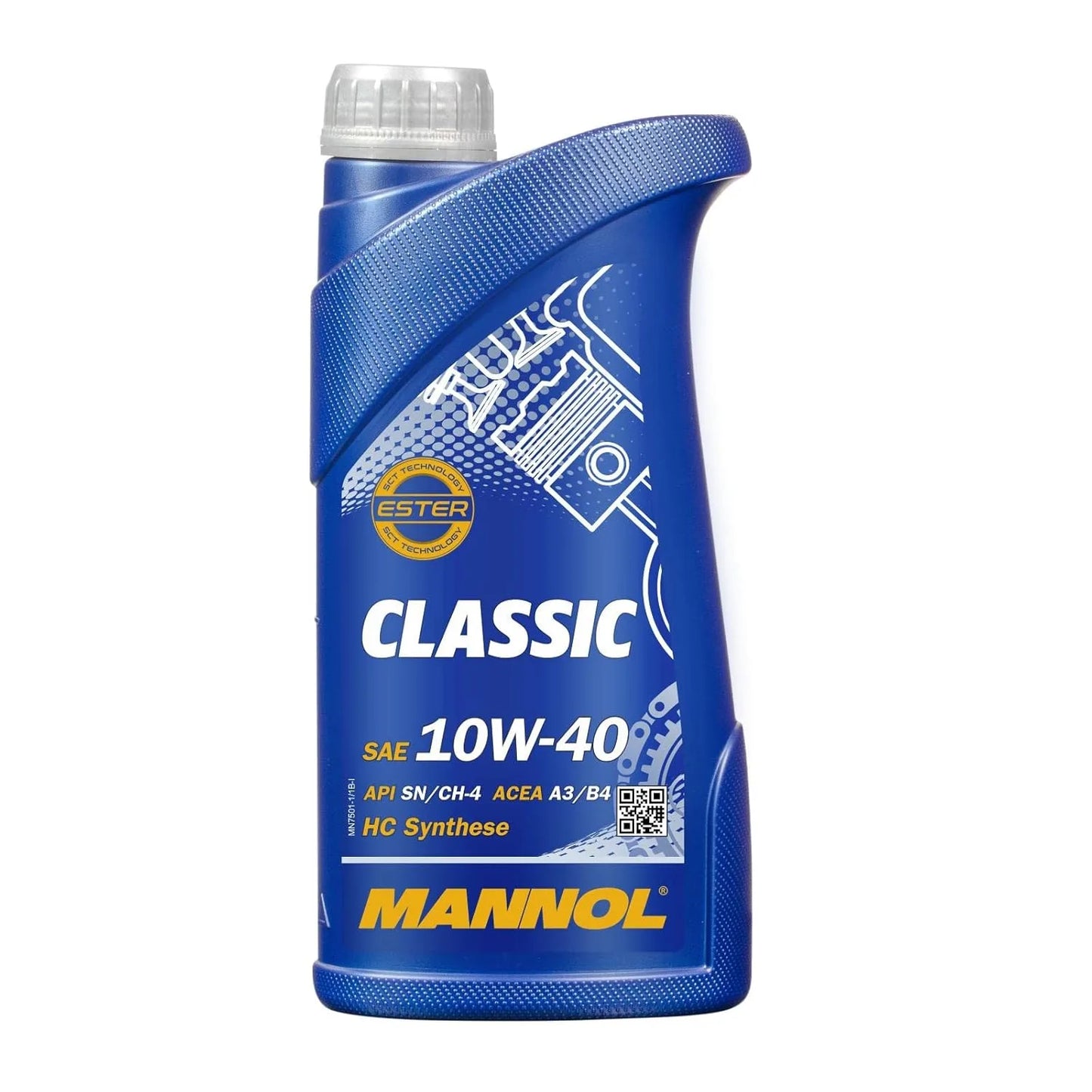 MANNOL 7501 CLASSIC 10W-40 Engine Oil suitable for modern petrol and diesel engines