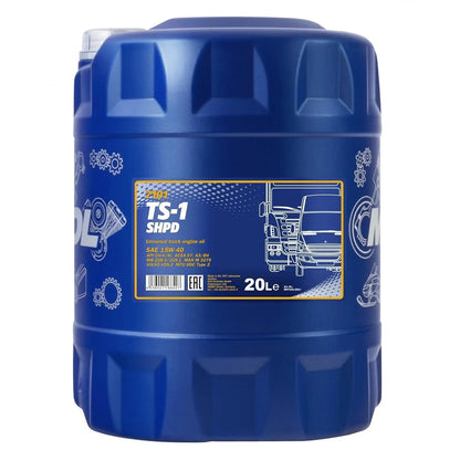 Mannol Diesel Engine Oil 7101 TS-1 SHPD 15W-40 (20L) – Hydrosynthetic Truck Special - Kyte Car Parts