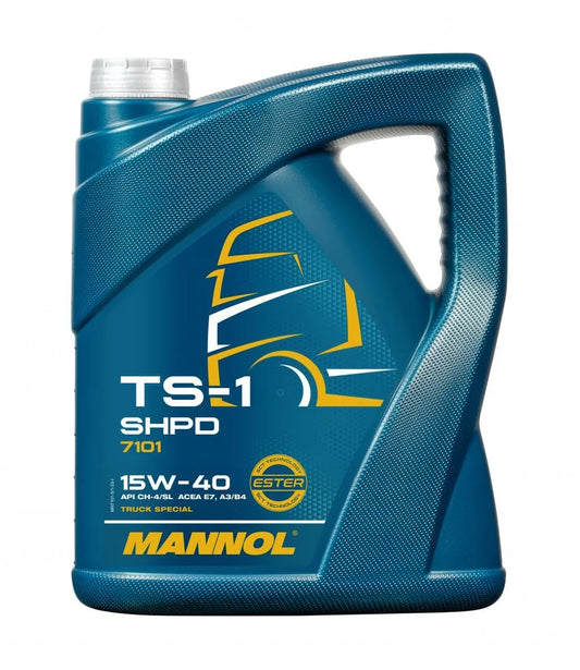 Mannol Diesel Engine Oil 7101 TS-1 SHPD 15W-40 (20L) – Hydrosynthetic Truck Special - Kyte Car Parts