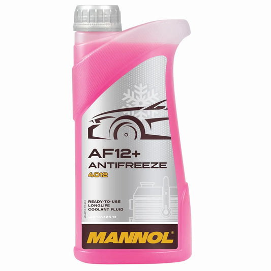 MANNOL 4012 AF12+ Antifreeze Coolant 1L| Imported from Germany