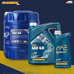 MANNOL 7409 SAE 40 Engine Oil for Diesel Engines - API CH-4/SJ Mineral Quality