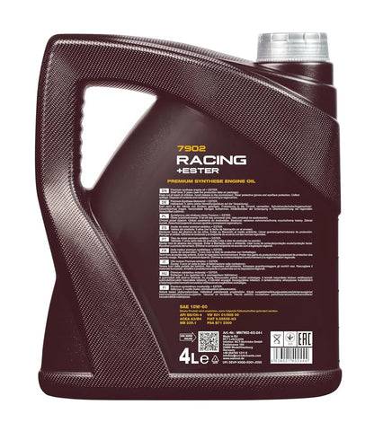 MANNOL 7902 Racing Ester 10W-60 Engine Oil API ACEA A3/B4 Bi Synthetic | Imported from Germany