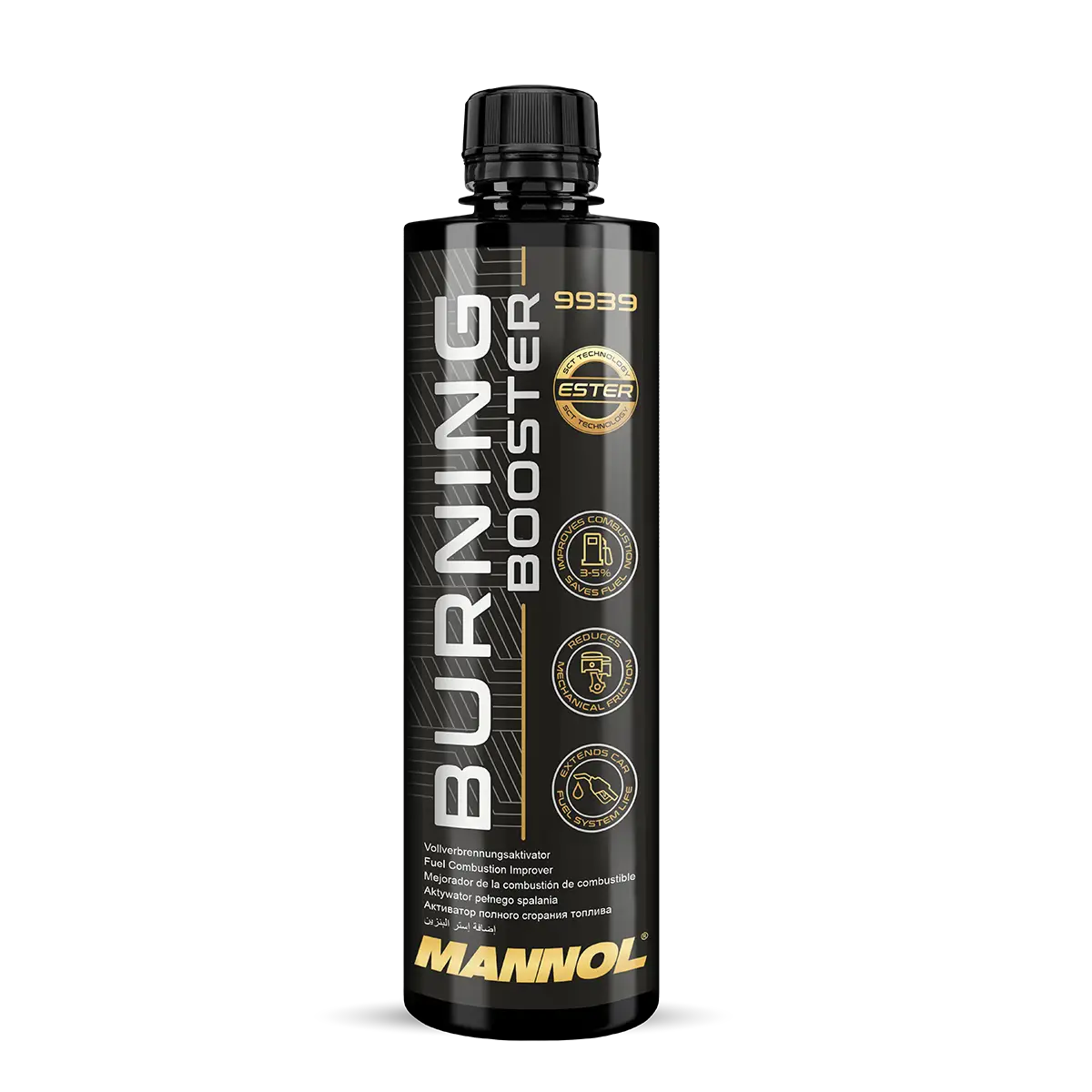 MANNOL 9939 Burning Booster Ester 450ML for Petrol Engines| Imported from Germany