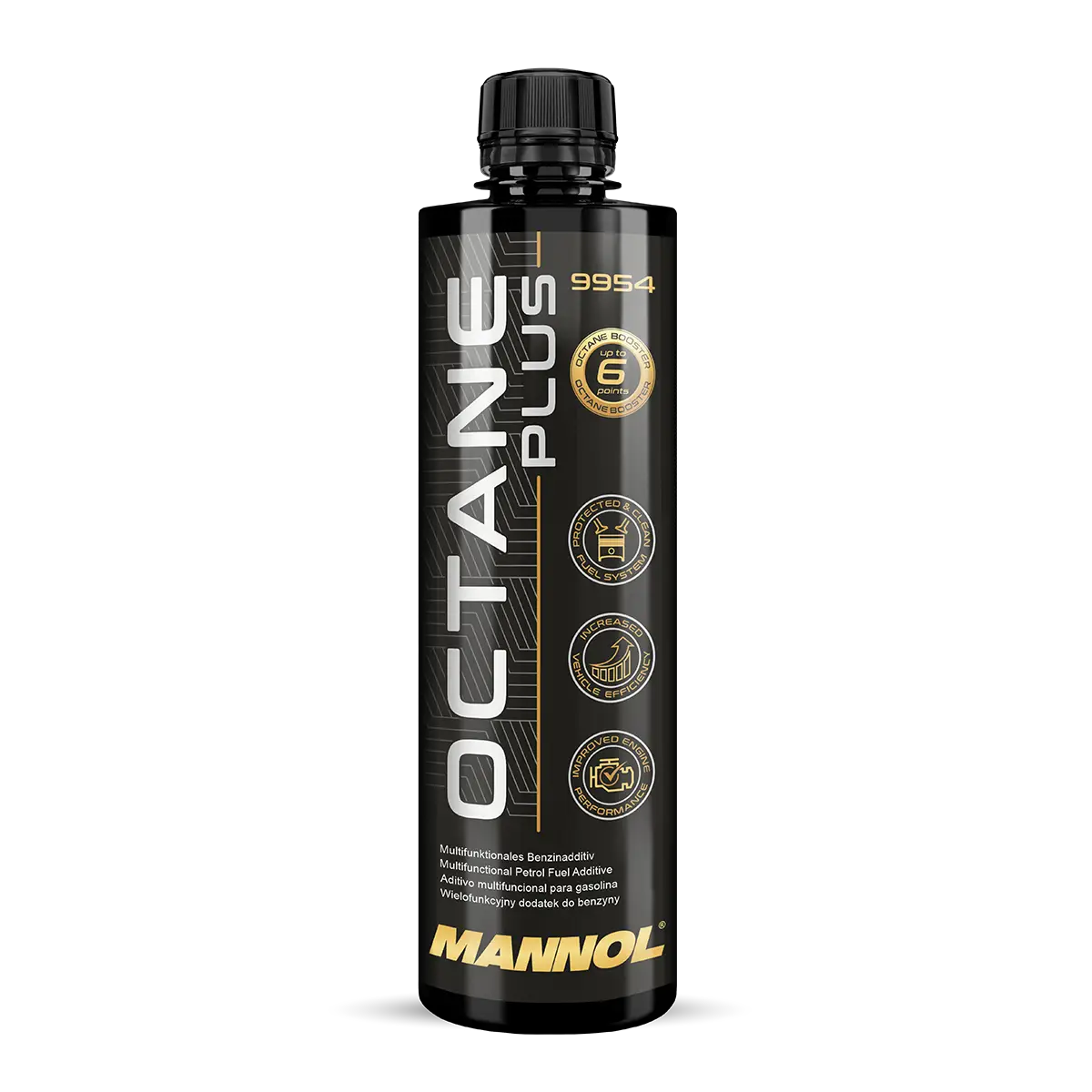 MANNOL 9954 Octane Plus – Petrol Engine Fuel Additive 450ml | Imported from Germany