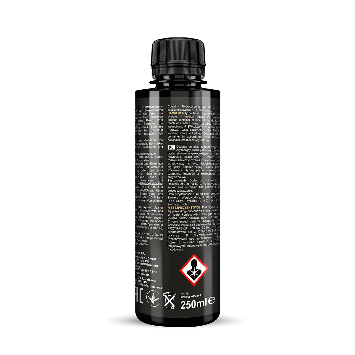 MANNOL 9956 Diesel Jet Cleaner | Injector Cleaner | Nozzle Cleaner | Recommended for Engines with Starting Problems | Erratic Performance | Prevents costly Repairs Imported from Germany 250 ML