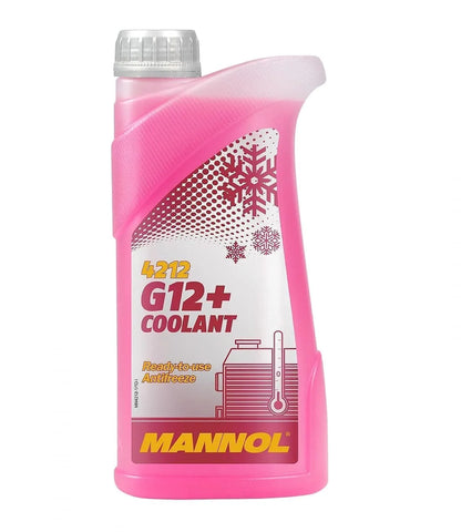 MANNOL 4212 G12 Ready to Use Coolant Antifreeze  for Optimal Engine Protection - Kyte Car Parts