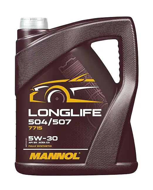 MANNOL 7715 Long life 504/507 SAE 5W-30 Car Engine Oil | Imported from Germany