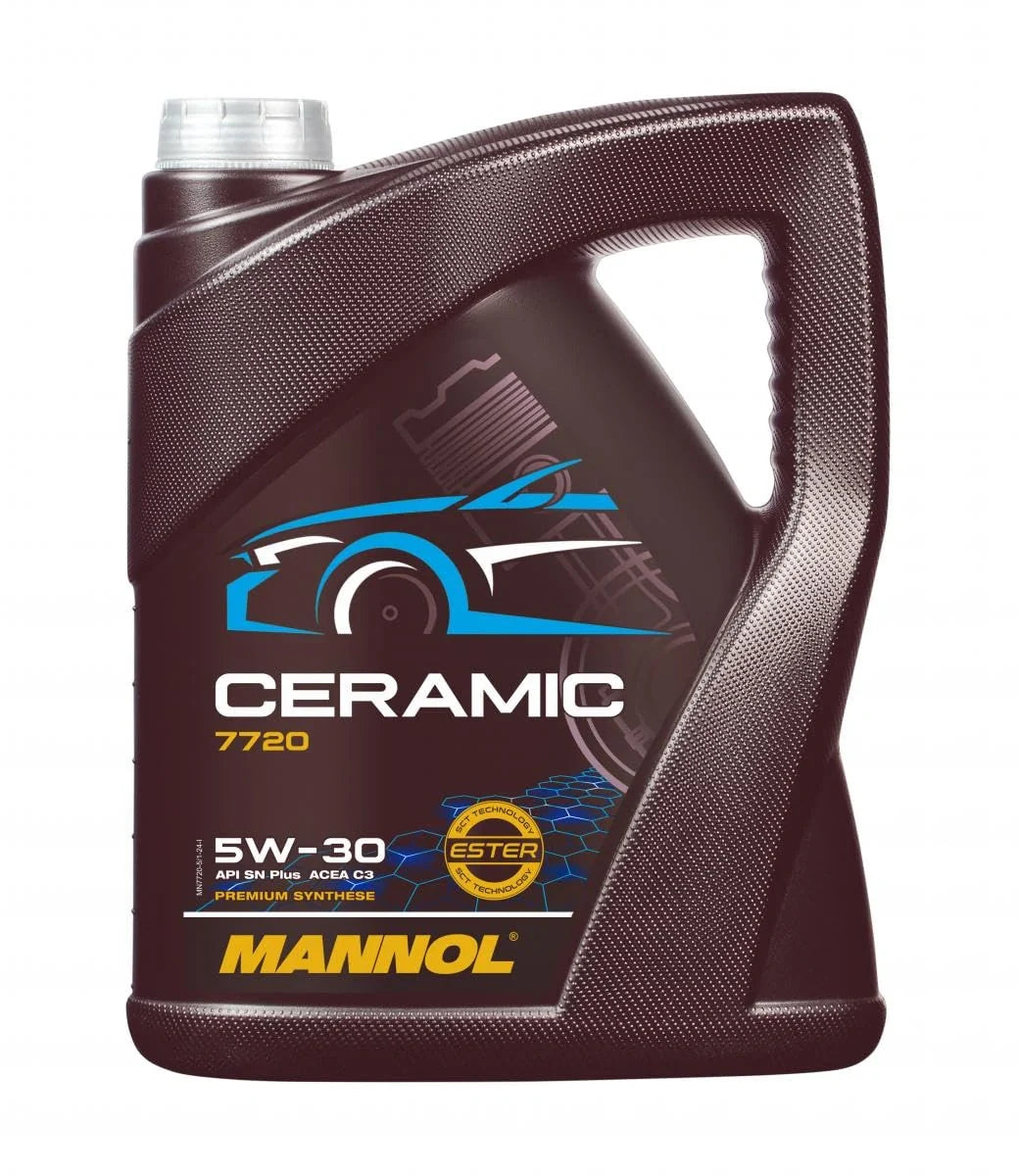 MANNOL 7720 Fully Synthetic Oil  Ceramic 5W-30 for Car Engine Oil | Imported from Germany-2