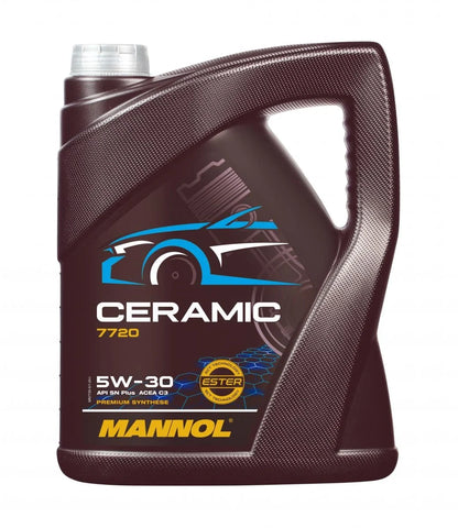 MANNOL 7720 Fully Synthetic Oil  Ceramic 5W-30 for Car Engine Oil | Imported from Germany-2