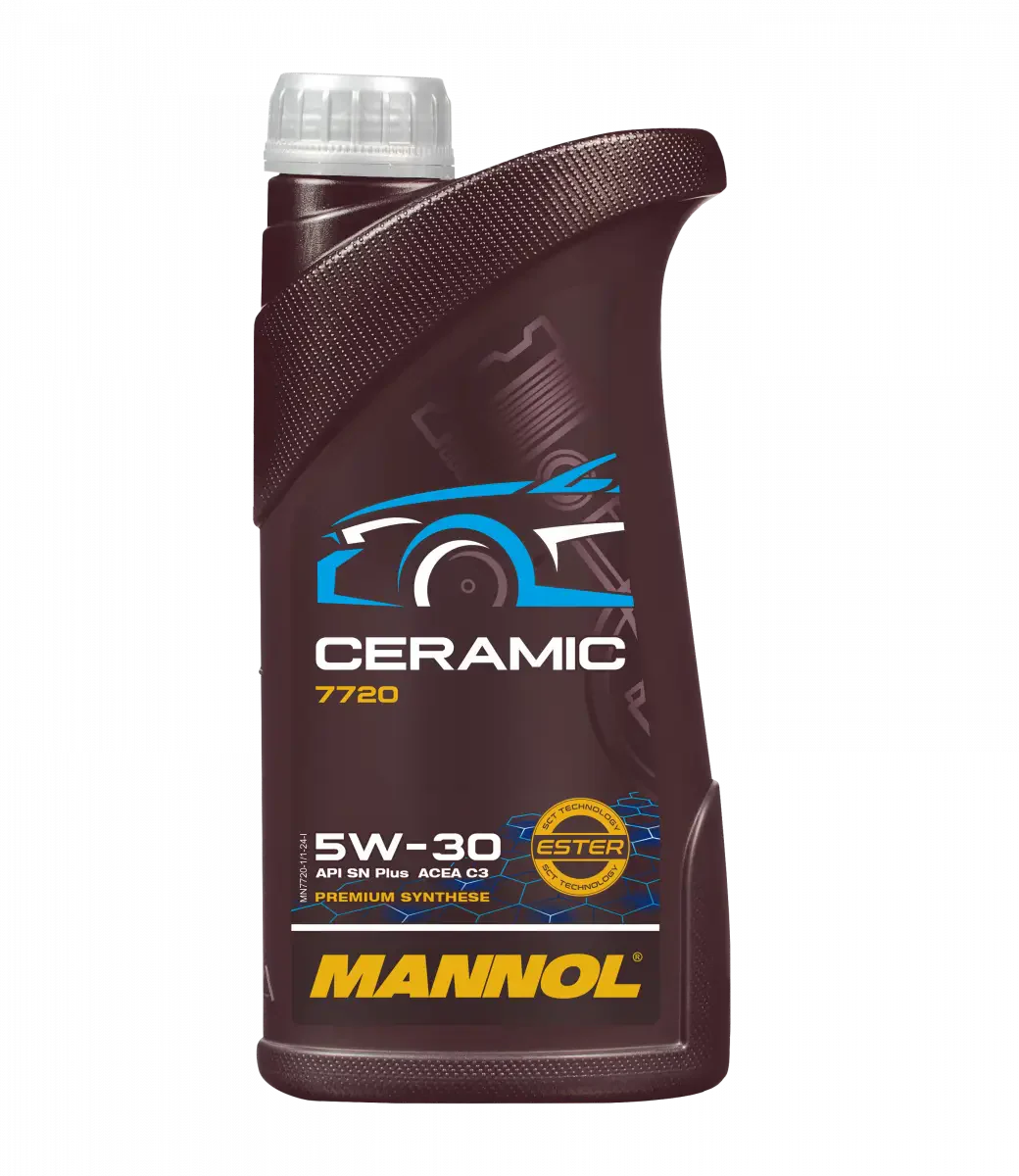 MANNOL 7720 Fully Synthetic Oil  Ceramic 5W-30 for Car Engine Oil | Imported from Germany