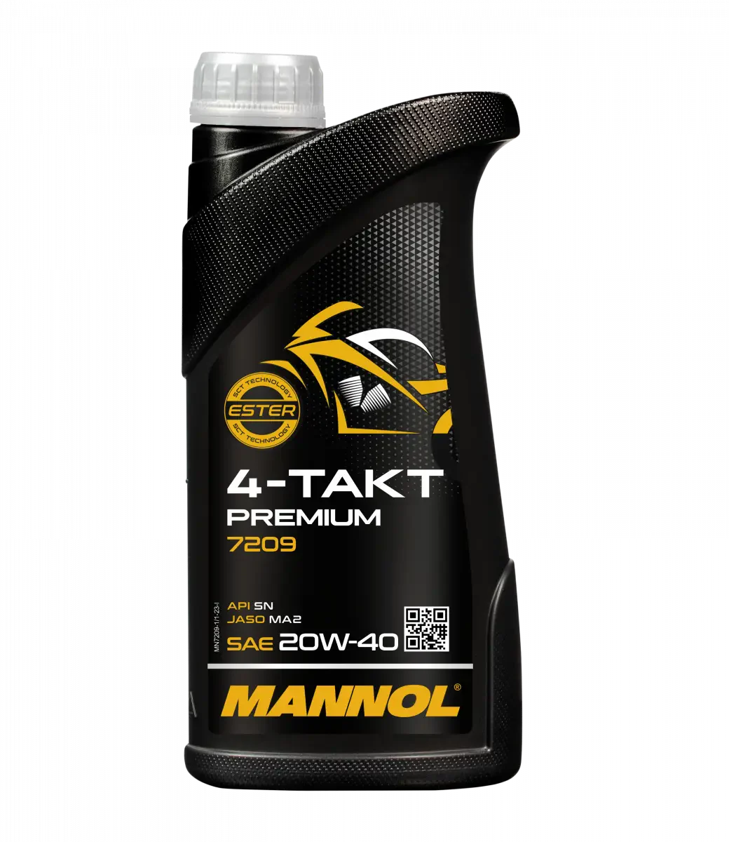 MANNOL 7209 4-TAKT-20W-40 4-STROKE ENGINES OF BIKES, SCOOTERS| Imported from Germany