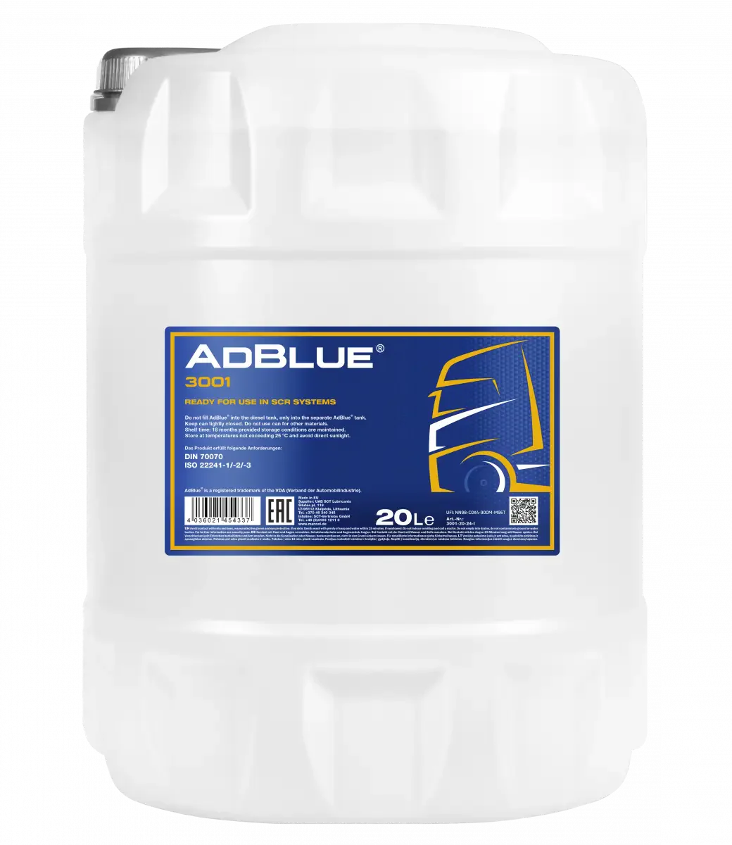 MANNOL 3001 Adblue 3001 DEF Oil| Imported from Germany