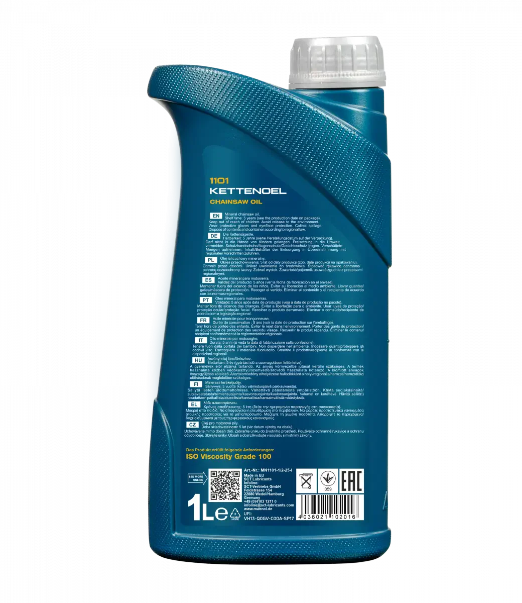 MANNOL 1101 Kettenoel High-Performance Chainsaw Chain Oil | Imported from Germany