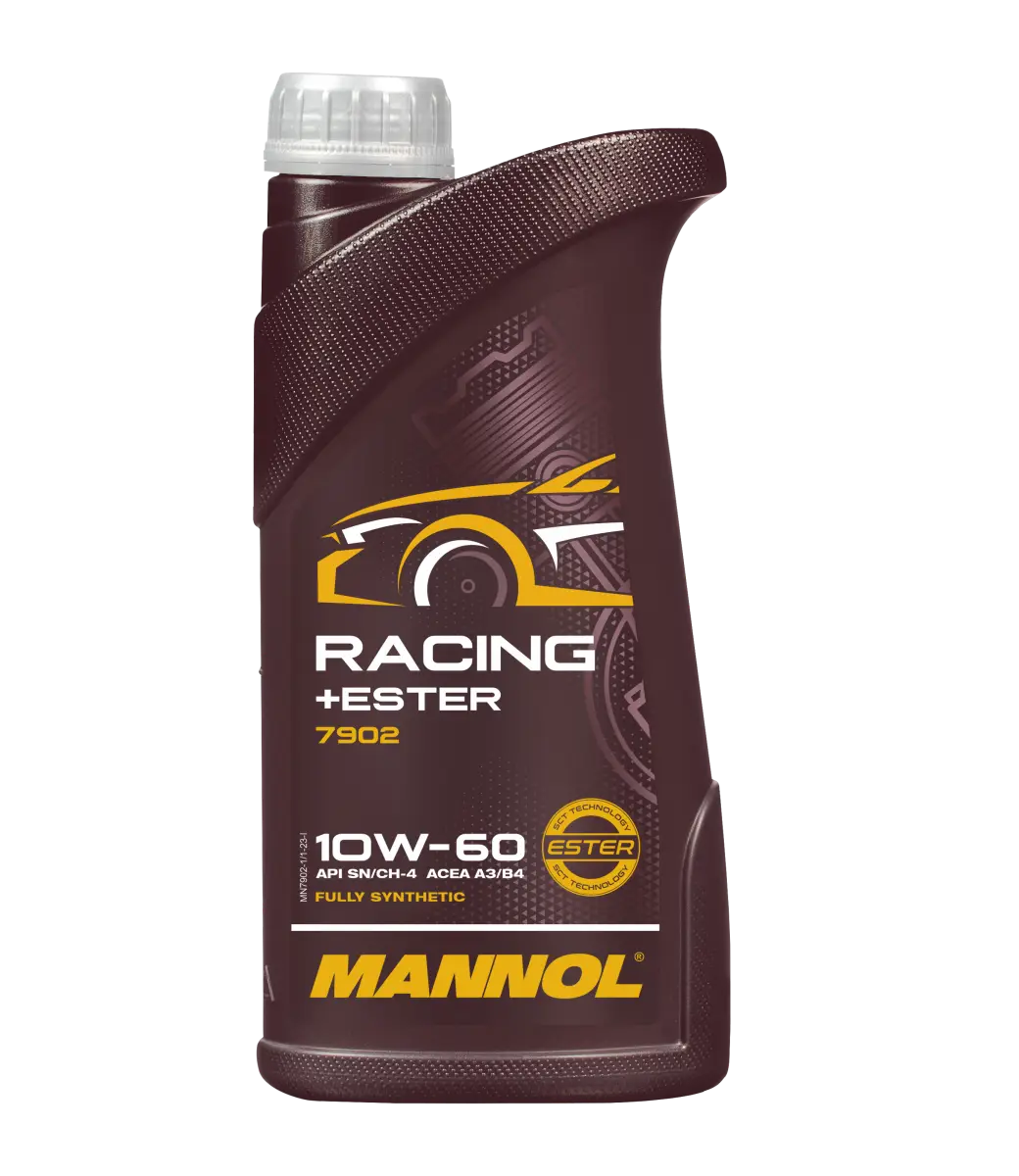 MANNOL 7902 Racing Ester 10W-60 Engine Oil API ACEA A3/B4 Bi Synthetic | Imported from Germany