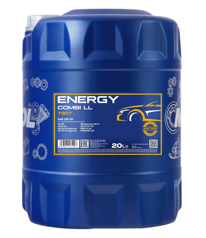 MANNOL 7907 Bi-Synthetic Engine Oil 5W-30 for Petrol & Diesel Engines| Imported from Germany
