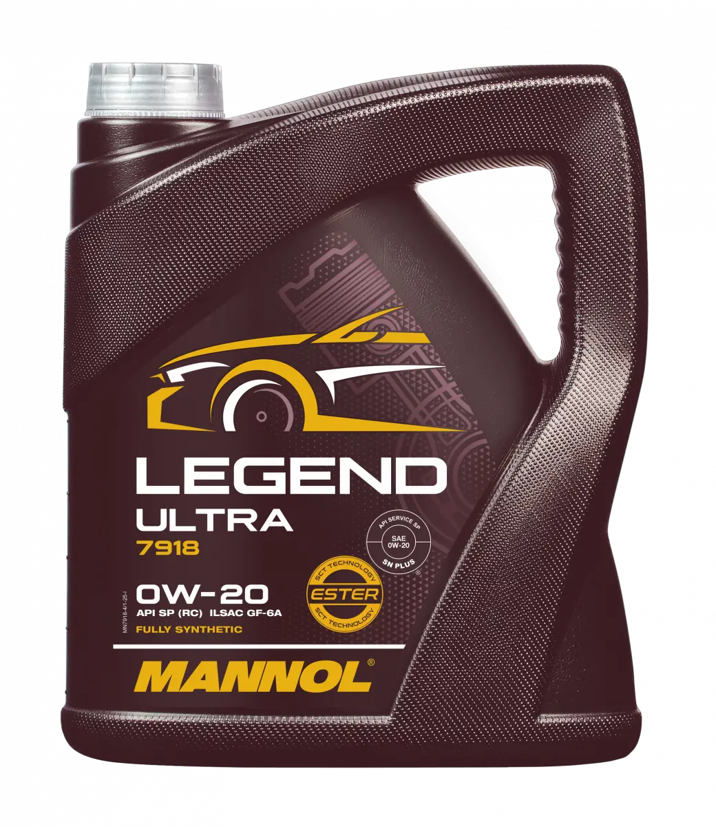 Mannol 7918 Legend Ultra 0W-20 Engine Oil - Bi-Synthetic API SP Energy Saving Formula | Imported from Germany