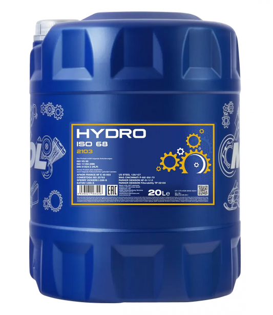 MANNOL 2103 Hydro ISO 68 | High-Load Industrial & Mobile Hydraulic Fluid