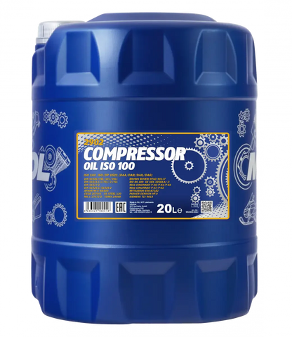 MANNOL 2902 Compressor Oil ISO 100 Extended Life | Industrial Compressor Lubricant